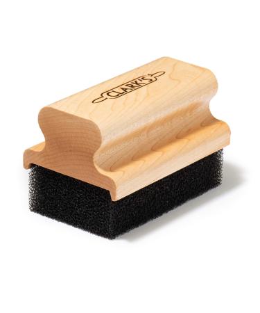 CLARK'S Cutting Board Oil & Wax Applicator - Large Wood Applicator for Mineral Oil on Wooden Butcher Blocks, Bamboo, and Utensils  USA Maple Construction  Kitchen Countertops Food Safe