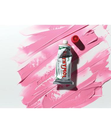 Euthymol Natural Fluoride-Free Strong Mint Toothpaste 3.7 oz - Plaque & Tartar Remover, Classic Pink Formula for Fresh Breath - Travel Size Aluminum Tube, 3.7 Ounce - Buy Online on GoSupps.com