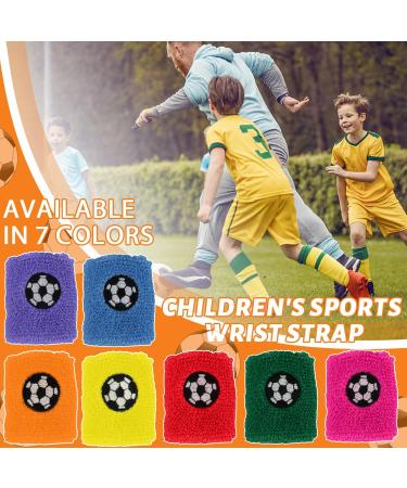 28-Piece Kids Welding Tape Wrist Set | 14 Sweat Bands & Whistles for Football Decorations & Birthday Parties - Buy Online on GoSupps.com