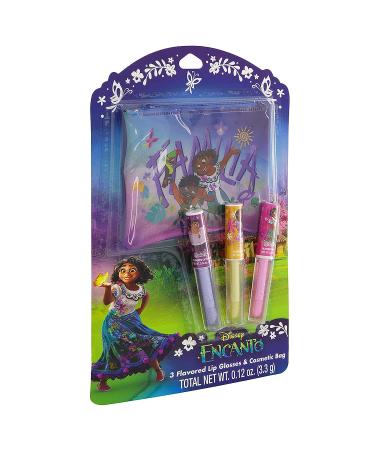 Encanto Diecut 3 Piece Lip Gloss Set with Bag - Complete Your Look with Shimmer and Shine - Buy Online on GoSupps.com