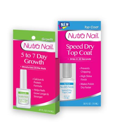 Nutra Nail 5 to 7 Day Growth Treatment & Speedy Dry Top Coat