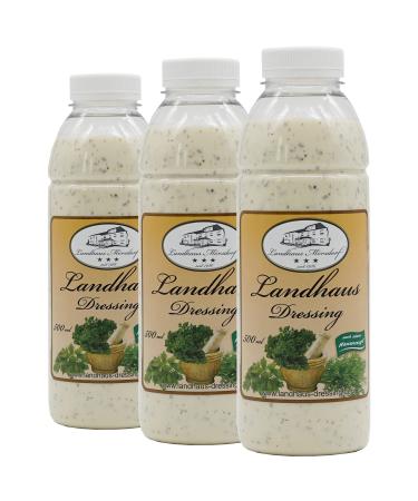 Landhaus M rsdorf Dressing salad dressing with dill and parsley spicy salad dressing with herbs suitable for cooking meat fish and vegetarian dishes (3x 0.5l country house dressing)
