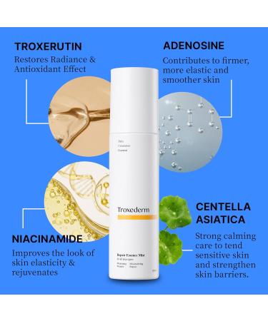 Repair Essence Mist - Hydrating Face Mist for Glowing Skin | CICA Niacinamide & Adenosine Formula | Blemish-Free & Cooling Spray - 3.38 Fl.oz - Buy Online on GoSupps.com