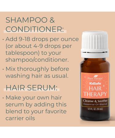 Plant Therapy KidSafe Hair Therapy Cleanse & Soothe Essential Oil Blend 10 mL - Cleanse, Soften & Strengthen Hair Naturally - Buy Online on GoSupps.com