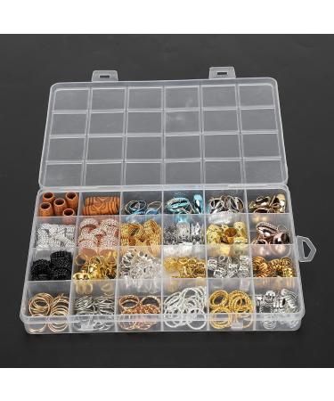 Metal Hair Braid Rings Cute Shell Pendants Decoration for Stylish Hairstyles Fashionable Dreadlock Hair Coils Accessories with Exquisite Patterns Suitable for Home Professional Salon - Buy Online on GoSupps.com