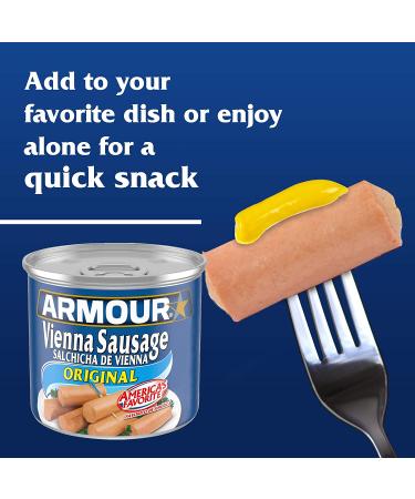 Armour Star Vienna Sausage Original Flavor 4.6 OZ, 48 Pack - Canned Sausage - Buy Online on GoSupps.com