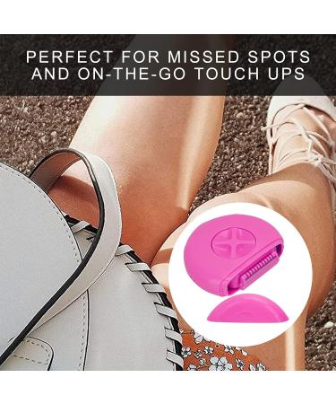 3-in-1 Manual Hair Shaver for Women - Lightweight & Compact Travel Shaver (Red) | Perfect for Handbag & On-the-Go Usage - Buy Online on GoSupps.com