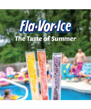 Flavorice Freezer Pops 1.5oz Fat Free Ice Pops - Fruity Flavors | 192 Freezer Pops (12 Boxes) - Buy Online on GoSupps.com