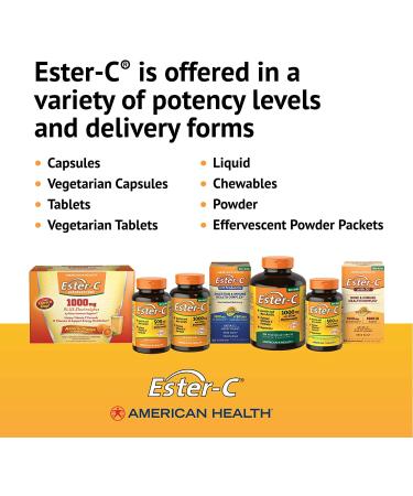 American Health Ester-C with Citrus Bioflavonoids - 45 Count Vitamin C Supplement - Buy Online on GoSupps.com