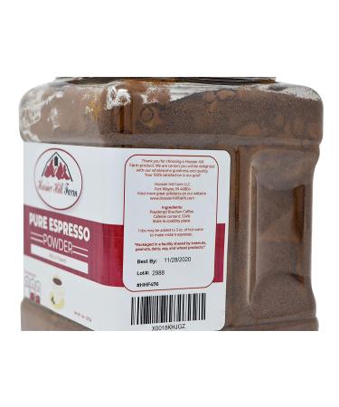 Premium 8 oz. Hoosier Hill Farm Pure Espresso Powder - Rich and Bold Flavor - Buy Online on GoSupps.com