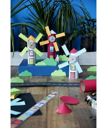 Scotch STEAM Kids Craft Kit  STEM  City Crafter Build Box  Super-Hold Tape  Washi Tape and Dispenser  Scissors  Papercraft Cut-Outs and Guide (STEAM-CB) STEM Activity Pack - Buy Online on GoSupps.com