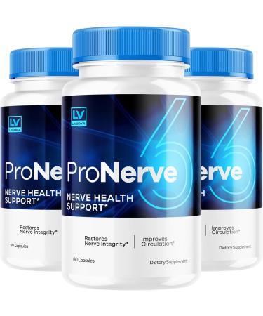 (3 Pack) Pronerve 6 Pronerve6 Capsules Pronerve 6 Reviews Pronerve 6 Nerve Health Support Pro Nerve 6 Pills Pro Nerve6 Pronerve 6 Advanced Formula Capsules 180 Capsules for 3 Months