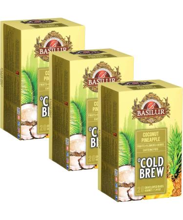 BASILUR Cold Brew - Th fruit d caf in aux ar mes de noix de coco et d'ananas th froid en sachets 20 x 2 g (1) - Buy Online on GoSupps.com