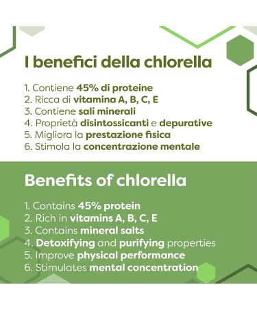 ERBOTECH 800 Organic Chlorella Tablets Chlorella Pure Seaweed Capsules in 200g Pack Rich in Iron Omega 3 and Vitamin B12 Gluten Free Suitable for Vegetarians and Vegans - Buy Online on GoSupps.com