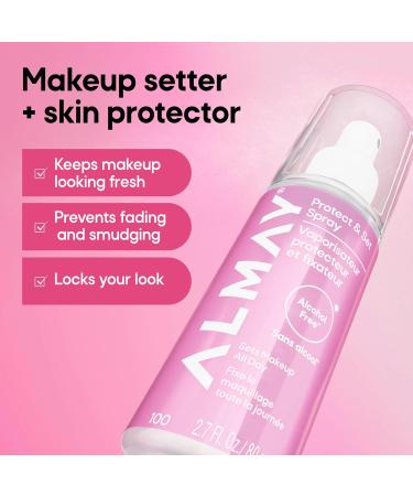 Almay Protect & Set Spray Hydrating Makeup Setting Spray Vegan Face Mist 100 2.7 fl oz - Buy Online on GoSupps.com