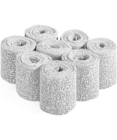8 x Plaster Bandages for Crafts - 5 x 300 cm Plasterboard for Body Shapes & Pregnancy - White - Buy Online on GoSupps.com