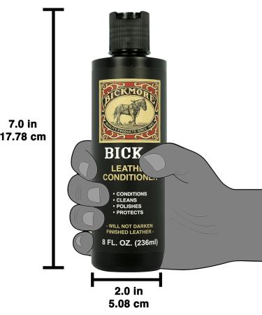 Bickmore Bick 4 Leather Conditioner 8 oz - Premium Leather Care for All Types | International Shipping Available - Buy Online on GoSupps.com