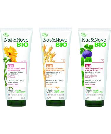 K ranove Naturanove Bio - Certified Organic Calendula Gentle Conditioner - For All Hair Types - 200 Ml - Pack of 3 - Buy Online on GoSupps.com