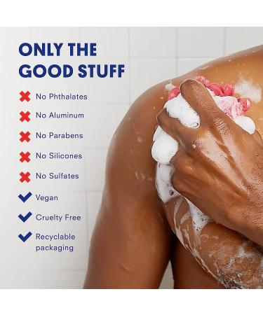 Huron Men's Moisturizing Body Wash - Coconut Oil & Vitamin E - Vegan & Cruelty-Free - Original Citrus + Eucalyptus - 12.2 fl oz - Buy Online on GoSupps.com