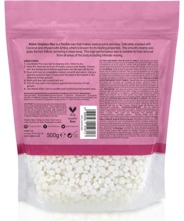 Mylee Professional Waxing Kit - Hard Wax Beads 500g - Made in The UK - Stripless Depilatory Waxing Pellets with Wax Heater and Spatulas - Buy Online on GoSupps.com