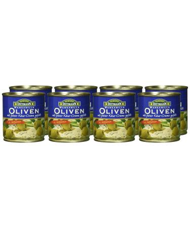Buy Feinkost Dittmann Blue Cheese Stuffed Olives - 8 Pack (8 x 85g) | Gourmet International Shipping - Buy Online on GoSupps.com