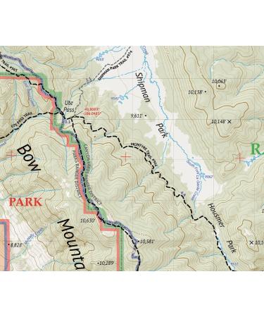 Rawah Wilderness Topographic Hiking Map - Colorado Outdoor Trail Maps 2018 - Buy Online on GoSupps.com