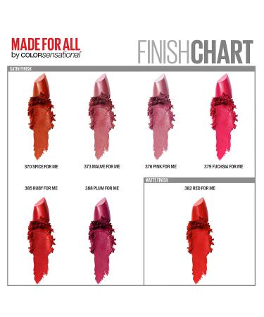 Maybelline Color Sensational Lipstick 382 Red for Me - 0.15 oz | Shop Now! - Buy Online on GoSupps.com