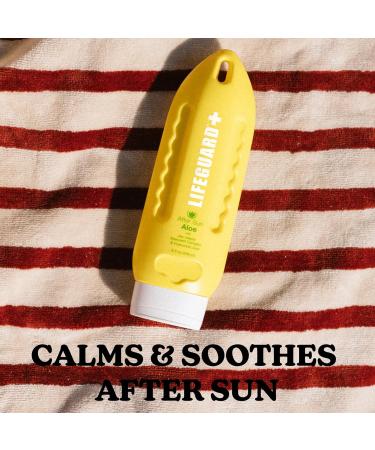 LIFEGUARD After Sun Aloe Gel - Cooling and Soothing Aloe Gel for After Sun Care and Sunburn Relief Instant Hydration and Moisturizer Lightweight Texture - 8 fl. oz. - Buy Online on GoSupps.com