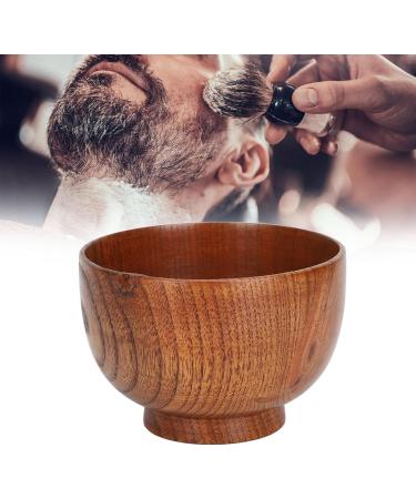 Premium Wooden Razor Shell for Shaving Soaps | Acid Jujube Wood Cup with Enlarged Opening for Rich Foam Keeps Razors & Brushes Dry | International Shipping Available - Buy Online on GoSupps.com