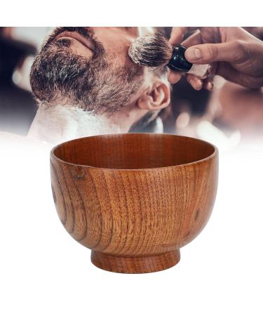Sour Jujube Wood Shaving Soap Mug | Large Shaving Bowl for Men | Practical & Stylish Design - Buy Online on GoSupps.com
