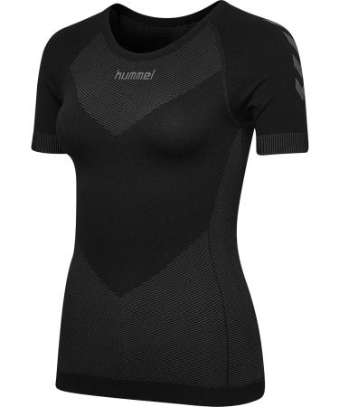 hummel Women's First Multisport T-Shirt - Breathable Lightweight Quick-Drying Seamless - Size ML - Black - International Shipping Available - Buy Online on GoSupps.com