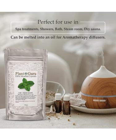 1 lb. Menthol Crystals - 100% Pure Natural Mentha Arvensis - USP Food Grade for Cosmetics, Salves, Balms, Creams, & Soap Making - Buy Online on GoSupps.com