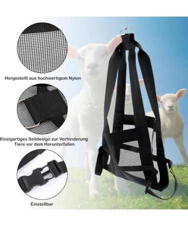 Buy Pertypet Calf Sling Weighing Scale for Dogs & Livestock - Adjustable Belt & Reinforced Velcro for Goats Lambs Alpacas - Buy Online on GoSupps.com