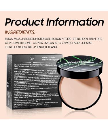Face Setting Powder Makeup - Waterproof Long-Lasting Oil Control Poreless & Matte Finish for All Skin Types - Cruelty-Free Natural Powder - Buy Online on GoSupps.com
