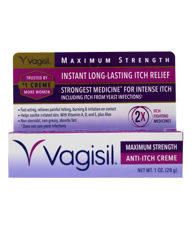 Vagisil Maximum Strength Feminine Anti-Itch Cr me 1oz