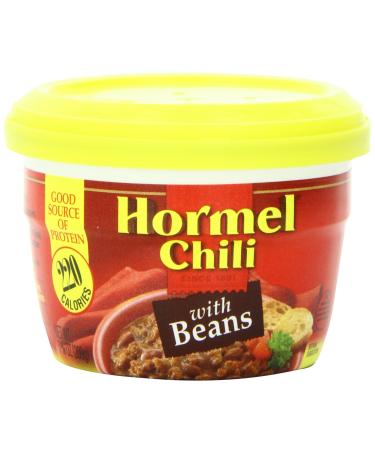 Hormel Chili Hormel Microwaveable Cup Chili With Beans, 7.38 Oz (Pack Of 12)