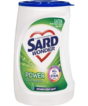 Sard Wonder Power Stain Remover 1KG Effective Stain Removal for All Fabrics | Shop Internationally - Buy Online on GoSupps.com