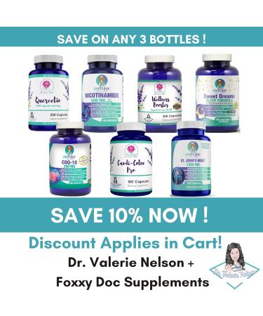 Dr. Valerie Nelson Magnesium Glycinate 400mg | 180 Tablets - Best Price - Promotes Heart, Nerve, & Muscle Health | Highly Absorbable - Buy Online on GoSupps.com