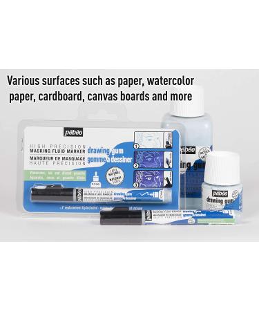 Pebeo Easy Peel Masking Fluid 45ml - Ideal for Ink, Watercolor, Gouache - Fine Arts & Crafts - Buy Online on GoSupps.com
