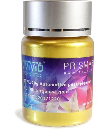 VViViD Prisma65 Raw Pigment Chrome Gold Metallic Pearl Powder - 20g Jar - Buy Online on GoSupps.com