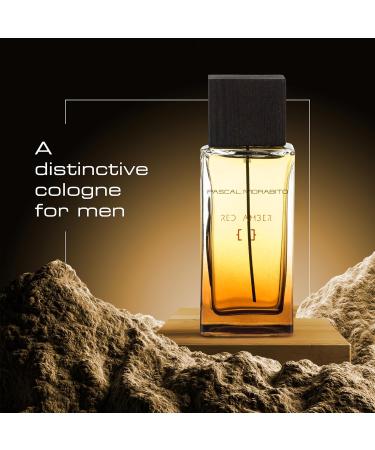 Red Amber - 3.4 Oz Eau De Toilette - Fragrance Mist For Men - Spicy Oriental Scent - Cologne Spray With Apple Pepper Geranium Tonka Wood Accords - Buy Online on GoSupps.com
