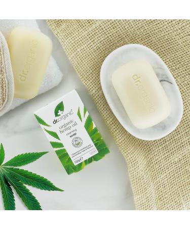 Buy DR ORGANIC Hemp Oil Soap - Nourishing & Natural 0.104 kg | International Shipping Available - Buy Online on GoSupps.com