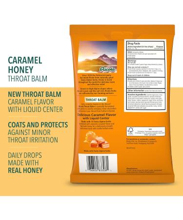 Chloraseptic Max Strength Wild Berries Sore Throat Spray 4 fl oz & Ricola Caramel Throat Drops with Liquid Center 34 Count - Buy Online on GoSupps.com