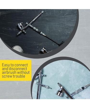 Airbrush Quick Release Coupling Kit - 5 Piece Set with Female Connectors and Male Adapters - For Air Compressor and Hose - Buy Online on GoSupps.com