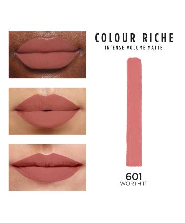 L Or al Paris Colour Riche Intense Volume Matte Lipstick - Hyaluronic Acid Infused 16HR Wear - Worth It 0.06 Oz | Buy Online Worldwide - Buy Online on GoSupps.com