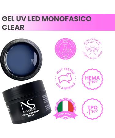  Nail Store Nail Store Clear single-phase UV gel long-lasting self-leveling medium density anti-yellowing easy to handle Suitable for refills (50 g) - Buy Online on GoSupps.com