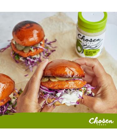 Chosen Foods Wasabi Mayonnaise Avocado Oil-Based, Gluten & Dairy Free, Paleo Diet Friendly (8 fl oz) - Buy Online on GoSupps.com