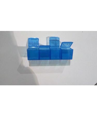 Weekly 1-Day-at-A-Time Medication Organizer - Four-A-Day Pill Dispenser for Easy Medication Management | International Shipping Available - Buy Online on GoSupps.com