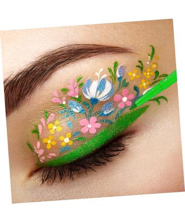 Outanaya 12 Pcs 1 Set Shadow Set Long-lasting Eye Liners Eyeliner Stickers Colorful Paste - Buy Online on GoSupps.com