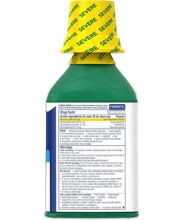 Buy Vicks NyQuil Severe Cold & Flu Relief Liquid - Original Flavor 12 Fl Oz (Pack of 6) | Fast International Shipping - Buy Online on GoSupps.com